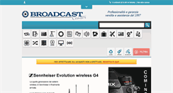 Desktop Screenshot of broadcastcenter.it